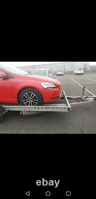 Woodford 16ft twin axle car transporter trailer 18 months old. New tyres fitted