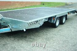 Woodford Flat bed twin axle tilt trailer 3500 gross (2700payload) New Listing