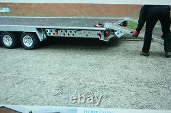 Woodford Flat bed twin axle tilt trailer 3500 gross (2700payload) New Listing