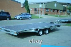 Woodford Flat bed twin axle tilt trailer 3500 gross (2700payload) New Listing