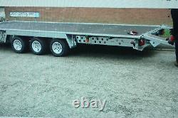 Woodford Flat bed twin axle tilt trailer 3500 gross (2700payload) New Listing