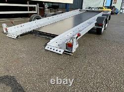 Woodford Tiltbed Car Transporter Twin Axle Trailer