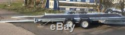 Woodford Trailers Wide Body 131 with Tilt and Ramps 16' x 6'6 bed