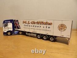 Wsi 1.50 Scania S Highline 6x2 Twin Steer Tri-axle Reefer Trailer. M. J. Griffiths