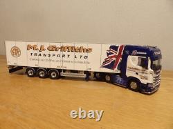 Wsi 1.50 Scania S Highline 6x2 Twin Steer Tri-axle Reefer Trailer. M. J. Griffiths