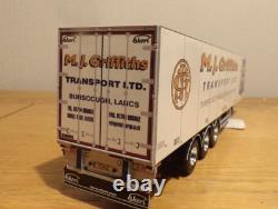 Wsi 1.50 Scania S Highline 6x2 Twin Steer Tri-axle Reefer Trailer. M. J. Griffiths