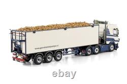 Wsi Models 01-4617 Scania R Normal Cr20n 6x2 Twin Steer Belt Trailer 3 Axle 1/50