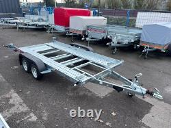 13,2 pi x 6 pi remorque porte-voiture basculante 2000 kg à double essieu 4 m x 1,8 m