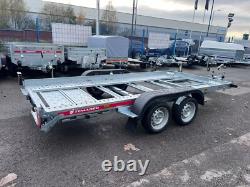13,2 pi x 6 pi remorque porte-voiture basculante 2000 kg à double essieu 4 m x 1,8 m