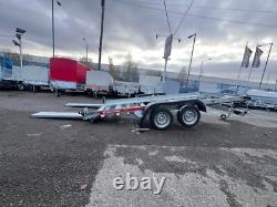 13,2 pi x 6 pi remorque porte-voiture basculante 2000 kg à double essieu 4 m x 1,8 m