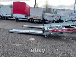 13,2 pi x 6 pi remorque porte-voiture basculante 2000 kg à double essieu 4 m x 1,8 m