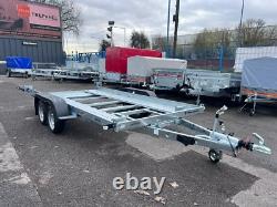 13,2 pi x 6 pi remorque porte-voiture basculante 2000 kg à double essieu 4 m x 1,8 m