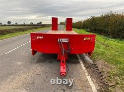 2012 Jpm 27ft Twin Axle Low Loader Plant Machinery Trailer On Air Brakes