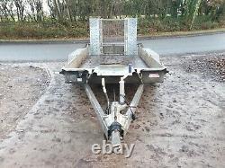 2013 Ifor Williams Gh1054bt 3,5 Tonnes Twin Axle Plant Digger Remorque £1995+vat