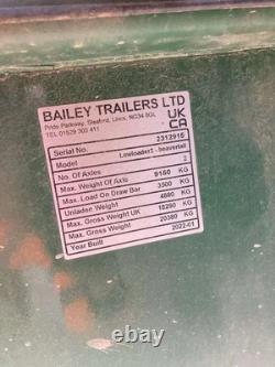 BAILEY Remorque Low Loader Beavertail de 15 tonnes, 2022, 26 pieds de long, essieu double