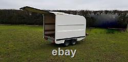 Bateson 120v Twin Essieu Unbraked Box Van Trailer 750kg