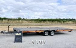 Bateson 6,0 m 20 pi Twin Axle 3500 kg remorque plateau porte-voiture de transport et de dépannage Ifor