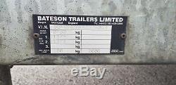 Bateson At43 Double Essieu 14ft Trailer Tiltbed
