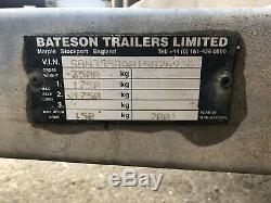 Bateson Car Transporter Remorque 16ft / Beavertail Double Axle Trailer