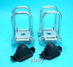 Boulons en U pour essieu à ressorts jumelés et butée de butée et base de collier pour remorque Ifor Williams