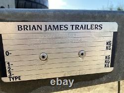 Brian James 14 X Remorque D'essieux Jumelés À 6 Pieds Avec Ramp Et Extensions Latérales