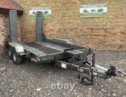 Brian James T-02-T remorque porte-engins 2023 3500 kg plateau à double essieu Ifor Williams