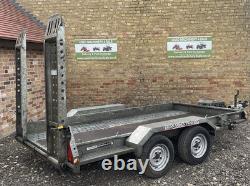 Brian James T-02-T remorque porte-engins 2023 3500 kg plateau à double essieu Ifor Williams