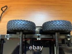 CROSS RC T006 Remorque plateau à double essieu pour crawler RC 110, noire