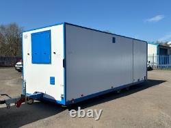 Cabine Portable Boss à Double Essieu Ex NHS Towing Mobile et Statique à Double Essieu
