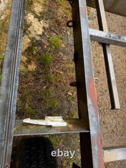 Châssis de remorque plateau galvanisé à double essieu freiné Anssems 3000 kg pour projet
