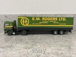 Corgi Volvo F10 avec remorque basculante à double essieu E. M. Rogers CC15504 150 Mint