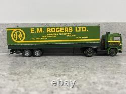 Corgi Volvo F10 avec remorque basculante à double essieu E. M. Rogers CC15504 150 Mint