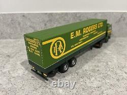 Corgi Volvo F10 avec remorque basculante à double essieu E. M. Rogers CC15504 150 Mint