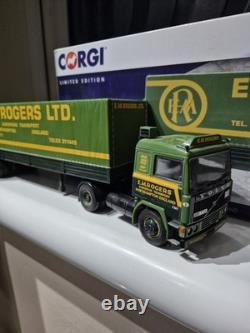 Corgi Volvo F10 avec remorque basculante à double essieu E. M. Rogers CC15504 150 Mint