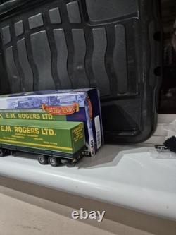 Corgi Volvo F10 avec remorque basculante à double essieu E. M. Rogers CC15504 150 Mint