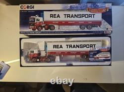 Corgi Volvo F12 avec remorque réfrigérée à double essieu Rea CC15510 150 Mint/Nouveau