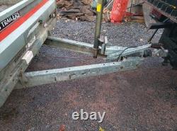 (DORÉ) Remorque à double essieu Brian James Dropside 10x6 en acier galvanisé SANS TVA