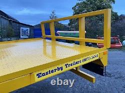 Easterby 30ft Bale Remorque Twin Axle Trailer Pour Tracteur Top Spec Vgc Plus Tva