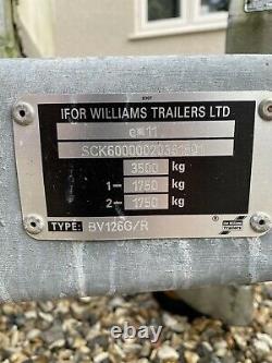 Essieu Williams Twin, Remorque Bv126 Box Charge 3500kg