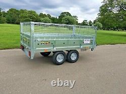 Franc / Trigano Platform Trailer 224m X 136m Twin Axle Avec Mesh Kit