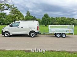 Franc / Trigano Platform Trailer 224m X 136m Twin Axle Avec Mesh Kit