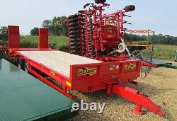 HERBST Low Loader Beavertail Plant Trailer 24ft, 15 Tonne Carry Twin Axle avec essieu double