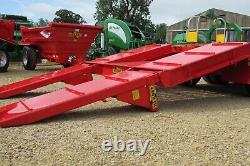 HERBST Low Loader Beavertail Plant Trailer 24ft, 15 Tonne Carry Twin Axle avec essieu double