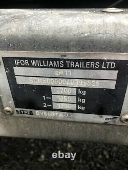 Ifor William Twin Axle Box Van Remorque
