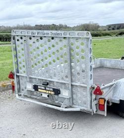 Ifor Williams GH1054 remorque porte-engin à double essieu de 10 pieds (3500 kg) Ivor Nugent