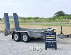 Ifor Williams GH94BT 9x4 pieds à double essieu (2700 kg) remorque pour pelle, nacelle et ciseaux de levage