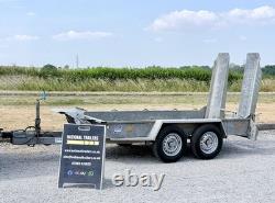 Ifor Williams GH94BT 9x4 pieds à double essieu (2700 kg) remorque pour pelle, nacelle et ciseaux de levage