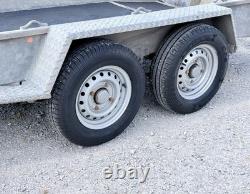 Ifor Williams GH94BT 9x4 pieds à double essieu (2700 kg) remorque pour pelle, nacelle et ciseaux de levage