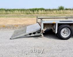 Ifor Williams GX105 10 pieds à double essieu (3500 kg) remorque pour engin de chantier Ivor Nugent