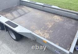 Ifor Williams GX126 12 pieds à double essieu (3500 kg) remorque pour pelle mécanique Ivor Nugent